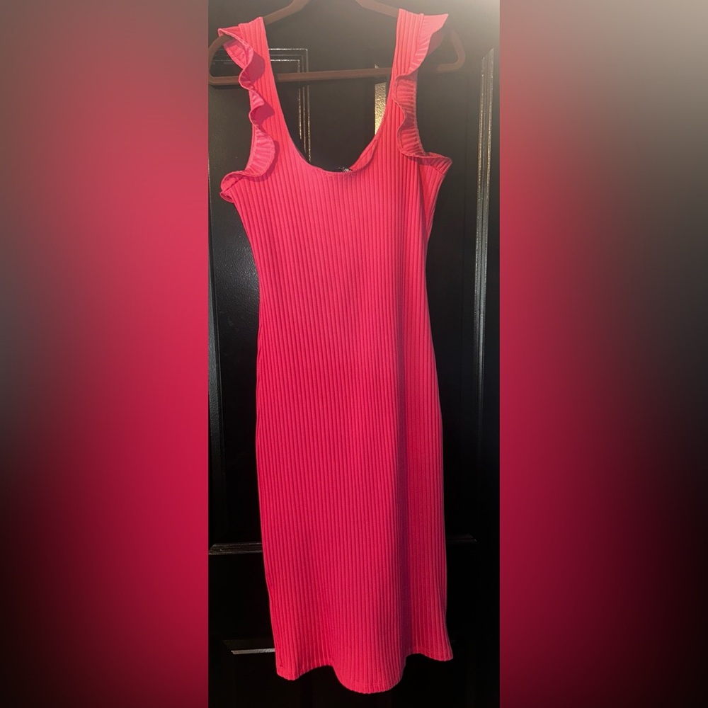 Zara Ribbed Dress-Medium - Picture 4 of 6